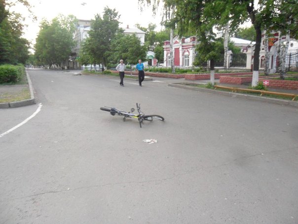 Скутерист сбил ребёнка. Мичуринск.