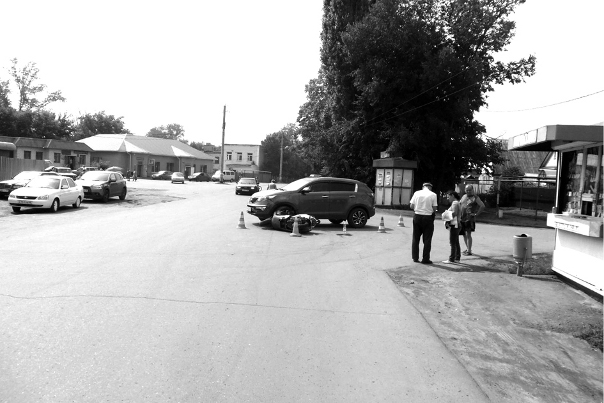 В Мичуринске сбили скутериста