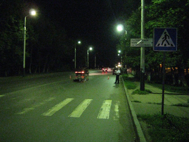 Водитель мопеда скончался в скорой в Мичуринске